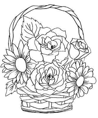 Desenho Flor on Colorir Desenhos  Rosas Colori  Risco De Flor Para Tecidosdesenhos