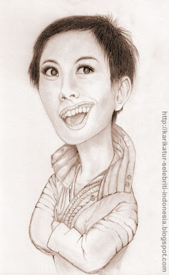 Agnes Monica - Karikatur Selebriti Indonesia