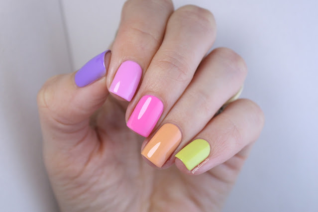 Orly Sweet Retreat Skittle Nails