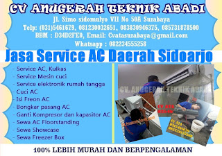 Jasa Service AC Daerah Sidoarjo 