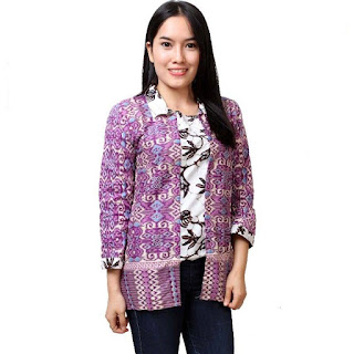 Desain Baju Batik Kantor Terbaru