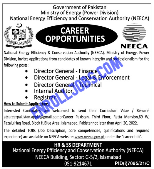 Latest Jobs Announcement in Ministry of Energy 2022 | Enroll Jobs Power Division