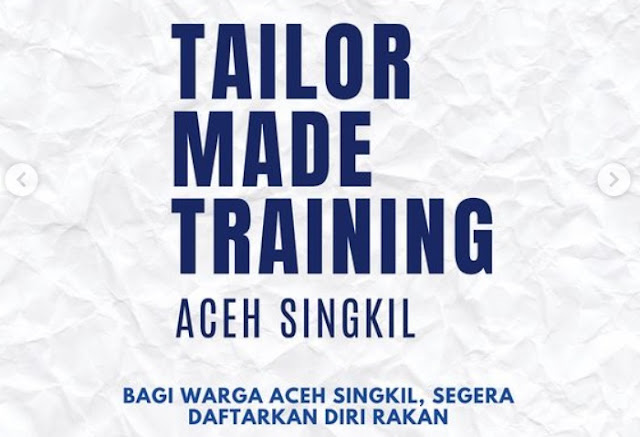 Program Pelatihan Tailor Made Training (TMT) di Aceh Singkil 2023: Teknisi Telepon Seluler hingga Pembuatan Roti dan Kue