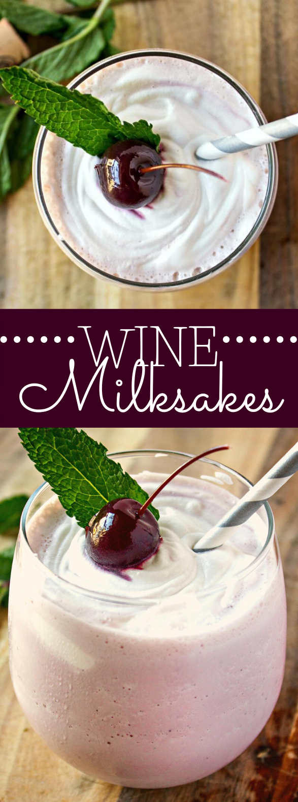 WINE MILKSHAKES #drinks #cocktails