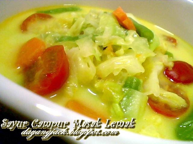 DapurKu SaYang: Sayur Campur Masak Lemak Kuning