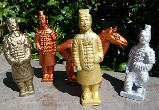 FIGURAS DE TERRACOTA. GUERREROS DE XI`AN