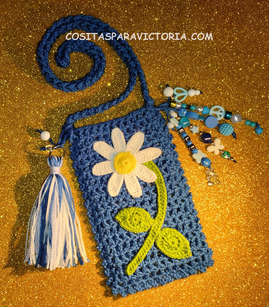 BOLSOS PERSONALIZADOS PARA MÓVILES A CROCHET