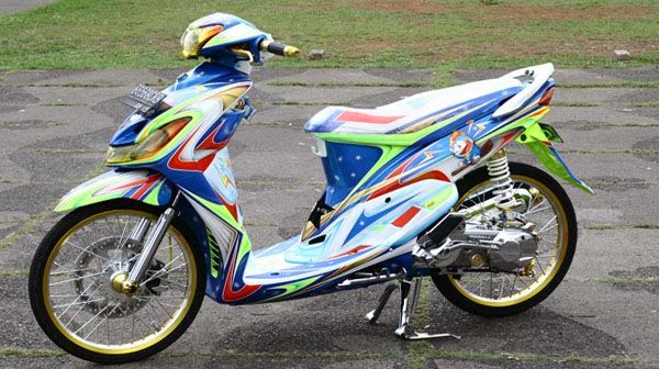 Modifikasi Motor Airbrush Mio - Variasi Motor Mobil Terbaru