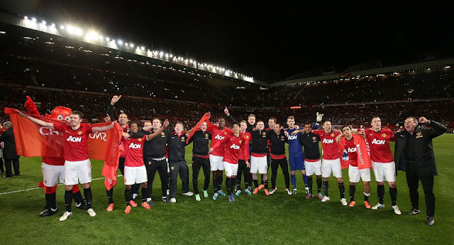 Manchester united premier league champions 2013