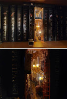 Manualidades decorativas en miniatura para bibliotecas fantásticas