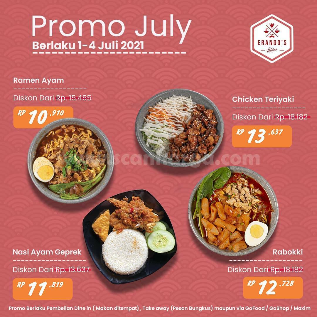 Erando's Kitchen Promo Juli 2021