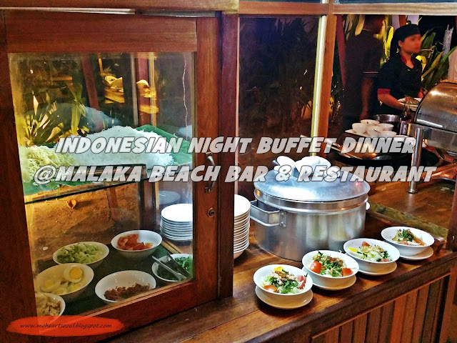 Lombok -  Indonesian Night Buffet @Malaka Beach Bar & Restaurant  | www.meheartseoul.blogspot.com