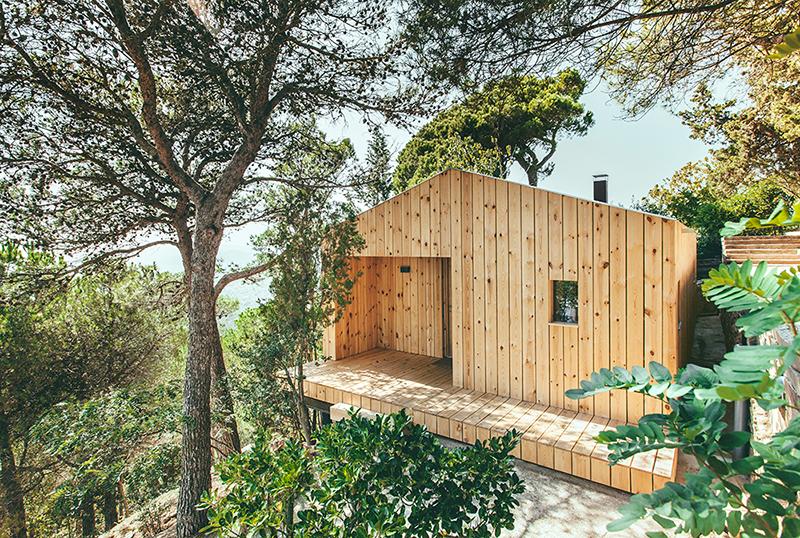 Casa estudio de madera - Dom Arquitectura