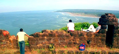 Cinema inwards Republic of Republic of India is similar brushing your teeth inwards the morning time IndiaTravel; Chapora Fort, Goa – The Dil Chahta Hai Fort