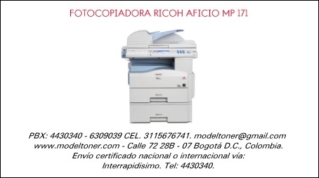 FOTOCOPIADORA RICOH AFICIO MP 171