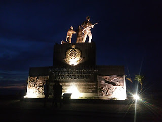 Patung Tentara Angkatan Laut di Pantai Gandoriah
