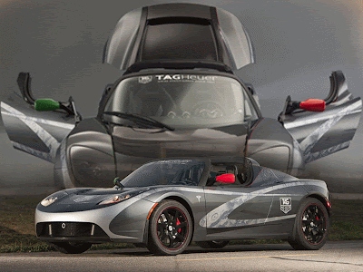 2010 Tesla Electric Roadster TAG Heuer Sports Car Concept