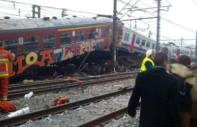 Dramatique accident de train en Belgique Video
