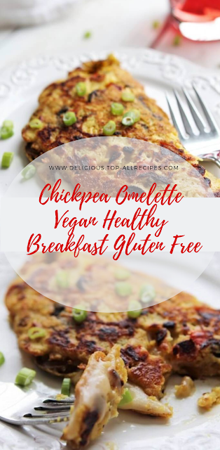 Chickpea Omelette - Vegan Healthy Breakfast Gluten Free