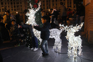 Iluminación navideña de Herriko Plaza