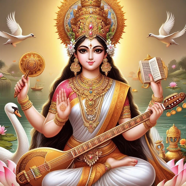 Goddess Sarasvati 5K HD Wallpapers Photos Pictures & Images