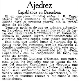 Recorte de La Vanguardia, 11/12/1935