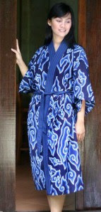 Yukata - The Japanese clothes using Batik motifs Mega Mendung 4