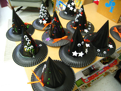 Halloween Craft Ideas Kindergarten on Crazy Kings  Halloween Craft Witches Hats Update