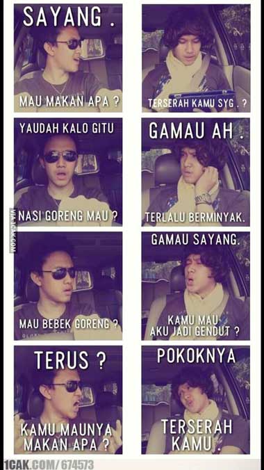 gambar Cerita Meme Lucu Sekali