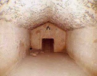 The Burial Chamber within the pyramid of Khafre