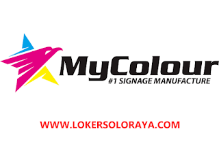 Loker Sukoharjo di CV My Colour Sejahtera Advertindo Marketing, Design Grafis, dll 