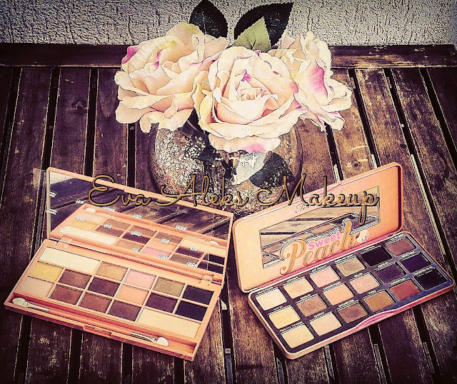 SWEET PEACH EYESHADOW PALETTE / CHOCOLATE AND PEACHES EYESHADOW PALETTE