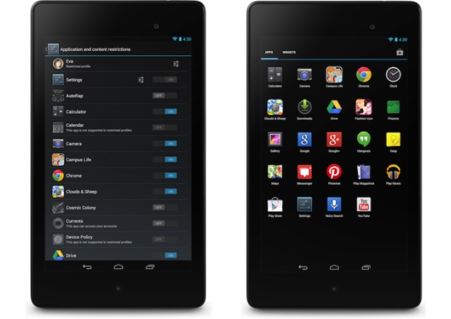 Android 4.3 Jelly Bean | Android 4.3 features | Nexus 7 | Nexus 4 | Nexus 10 table | Jelly Bean