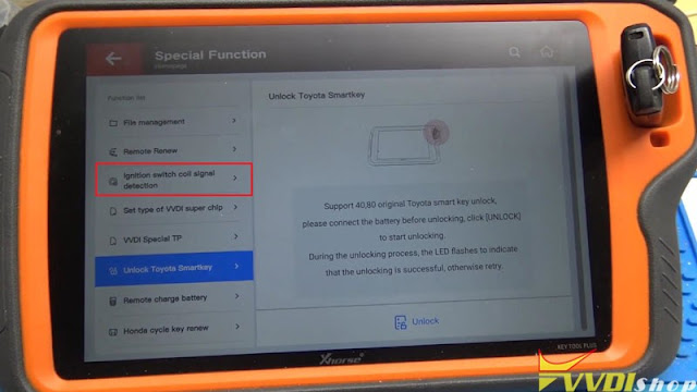 Detect Ignition Coil with Xhorse VVDI Key Tool Plus 1