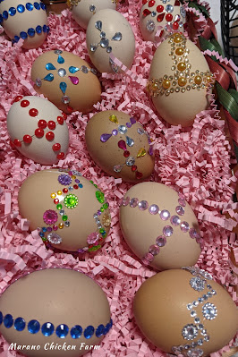 Bejeweled Easter eggs