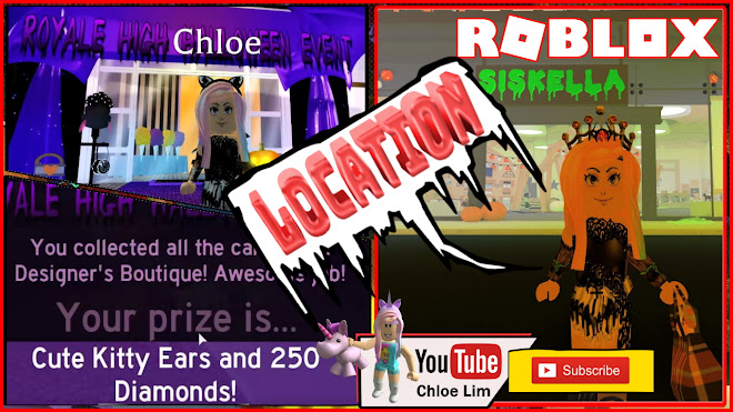 Chloe Tuber Roblox Royale High Halloween Event Gameplay Siskella S Spooky Homestore All Candy Location - roblox royale high halloween 2019 candy hunt