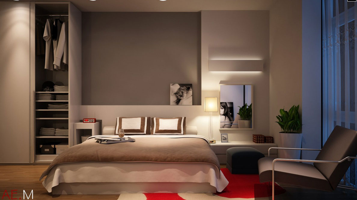  Gambar  Desain  Interior Minimalis  Desain  Kamar  Tidur  