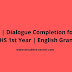 AHSEC Class 11 | Dialogue completion | English Grammar with previous year solutions