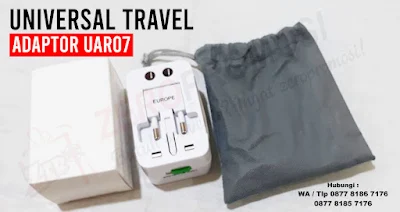 Travel Universal Adaptor Promosi, souvenir travel adaptor UAR07 Termurah, Universal Travel Adaptor UAR07