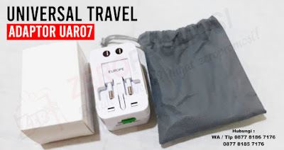 Travel Universal Adaptor Promosi, souvenir travel adaptor UAR07 Termurah, Universal Travel Adaptor UAR07