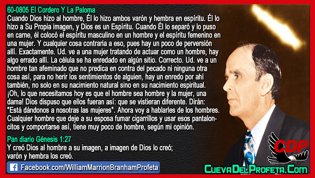 La creacion del hombre y su actual perversión - Citas William Branham Mensajes