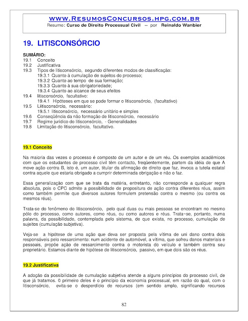 APOSTILA DIREITO PROCESSUAL CIVIL PDF