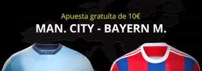 luckia bono 10 euro Manchester City vs Bayern de Munich 24-25 noviembre