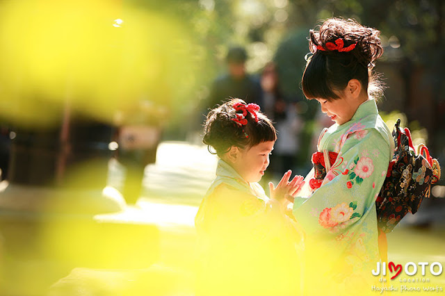 宇治上神社での七五三出張撮影