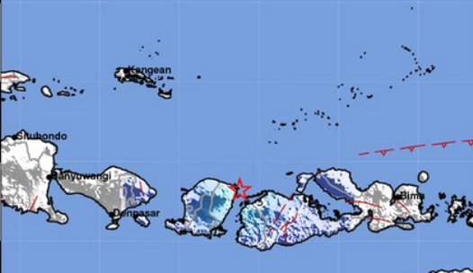 BMKG Mendeteksi Getaran, Gempa 4,7 SR Di Pulau Panjang