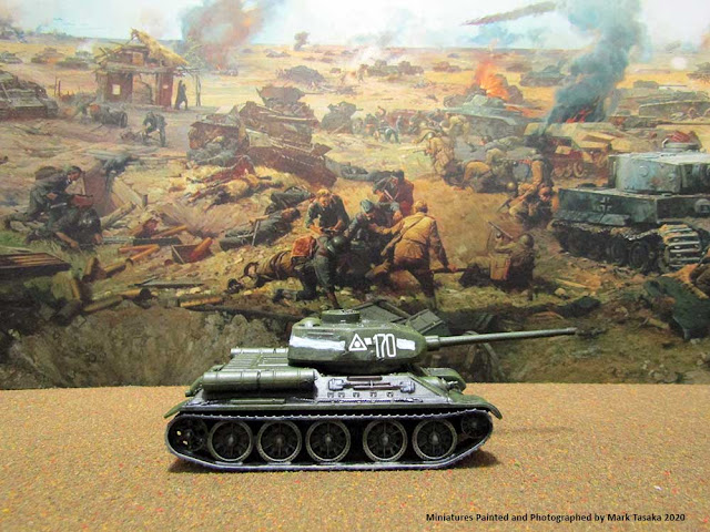 1/72 Italeri T-34/85 tanks & Pegasus Hobbies SU-122 assault guns