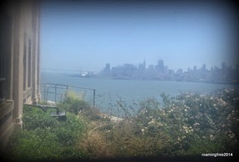 The view from the tiny prison window!