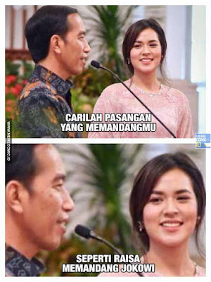 16 Meme 'Raisa dan Jokowi' Ini Drama Banget, Bikin Ngakak Gimana Gitu