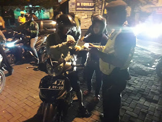 3 Sepeda Motor Disita Polisi Saat Razia di Jalan Senopati Yogyakarta