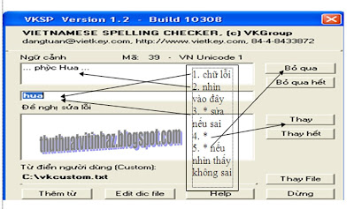 Kiểm tra chính tả tự động trong word